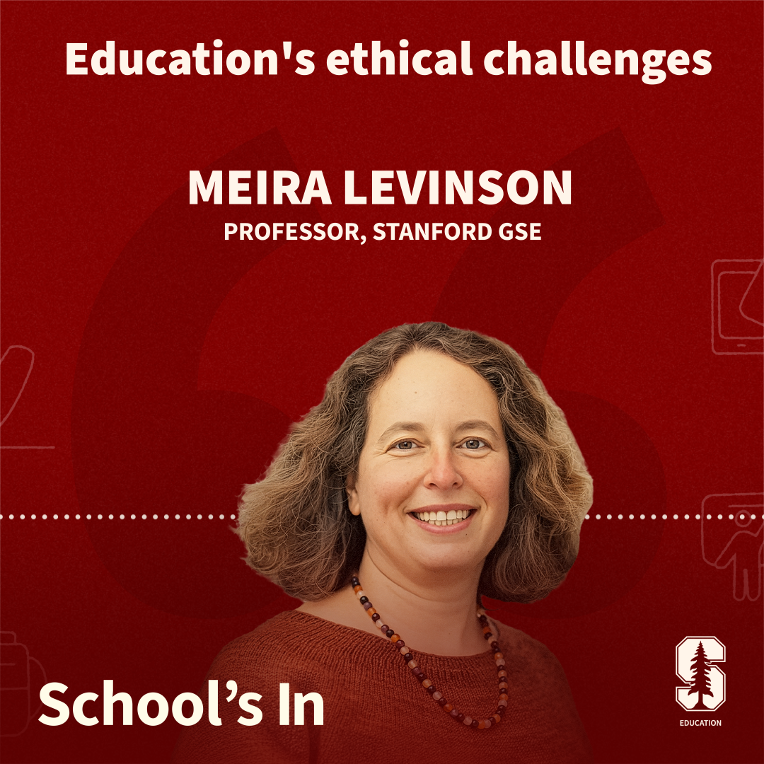 Album cover of episode with Meira Levinson entitled Education’s ethical challenges: Navigating complexity in community