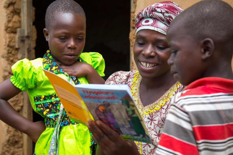 New Stanford study finds effective way to improve literacy in developing countries. (Photo courtesy of Save the Children)