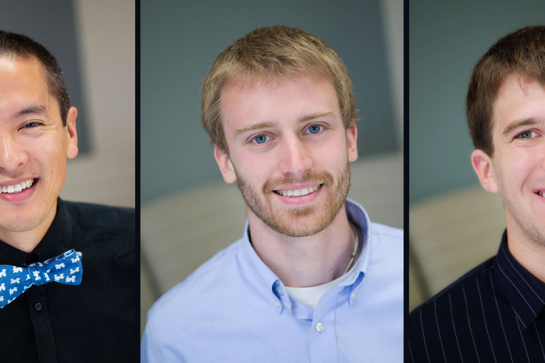 Nicholas Chan, Chris O'Brien and Brian Huser