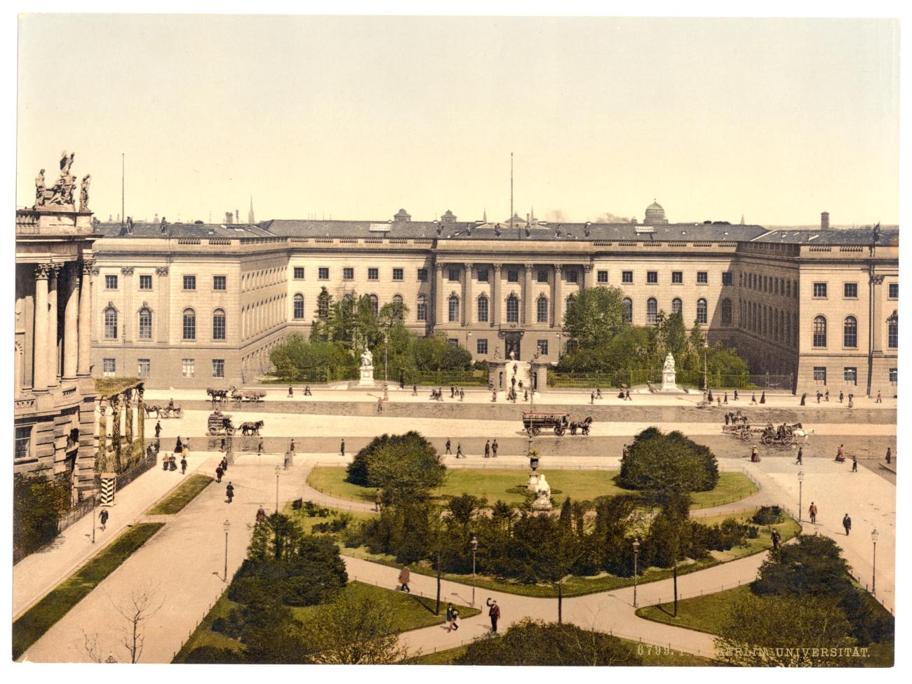 Archival photo of university in Berlin