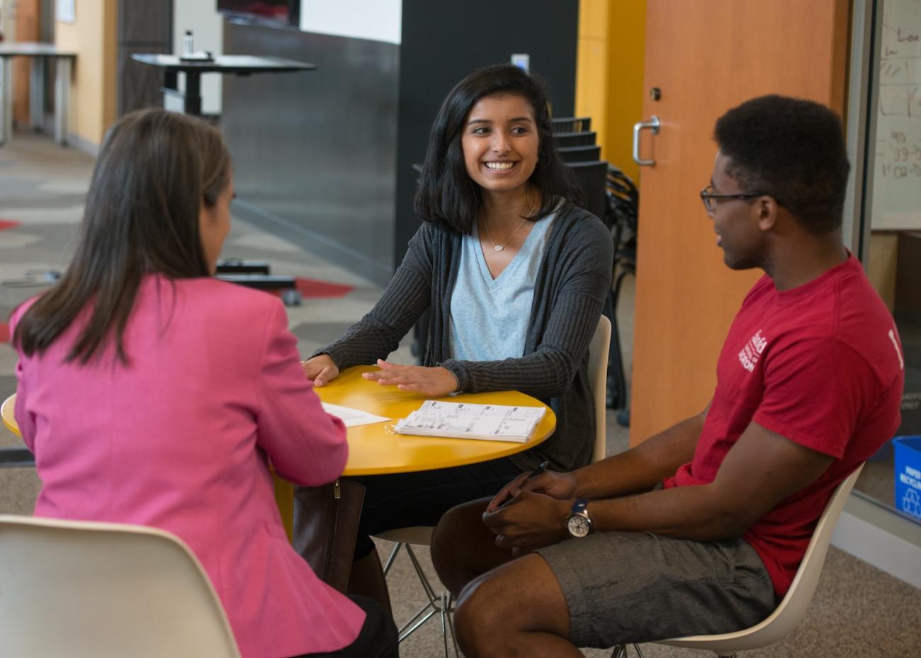Sonia Doshi, an MA graduate, is now an analyst with edtech startup. (Photo: Steve Castillo)