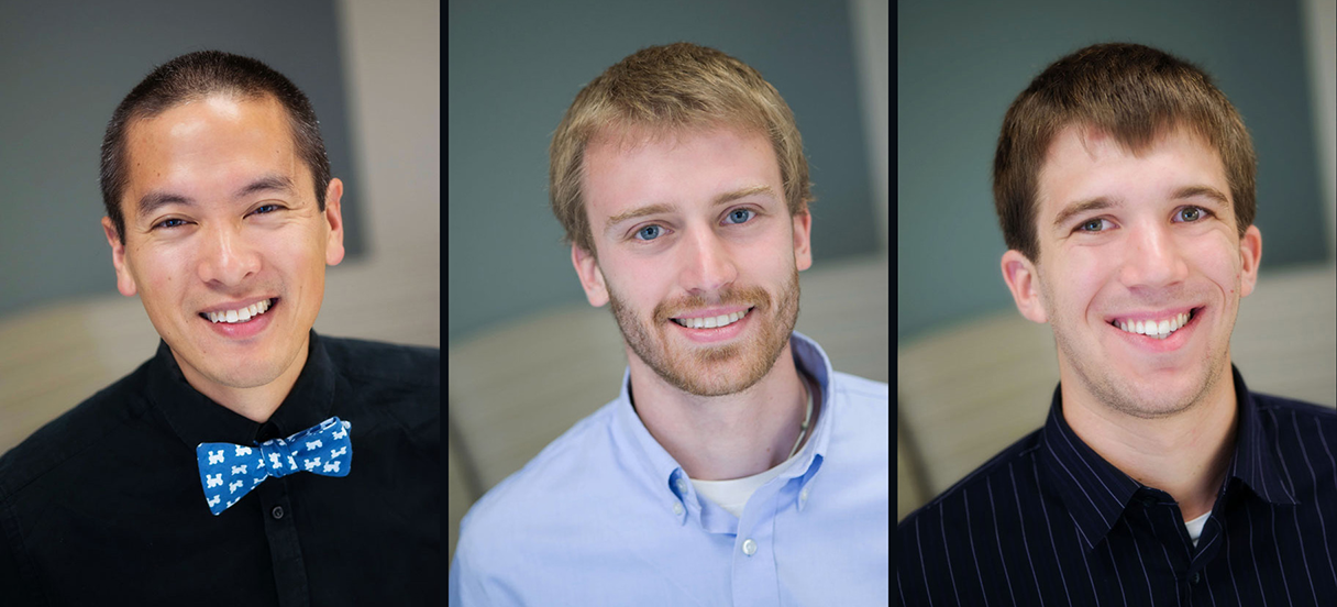 Nicholas Chan, Chris O'Brien and Brian Huser